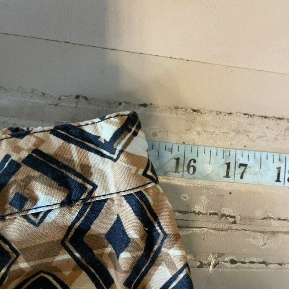 RUBY RD. CROPPED GEOMETRIC STRETCH PANTS 8P-EUC - Picture 5 of 8